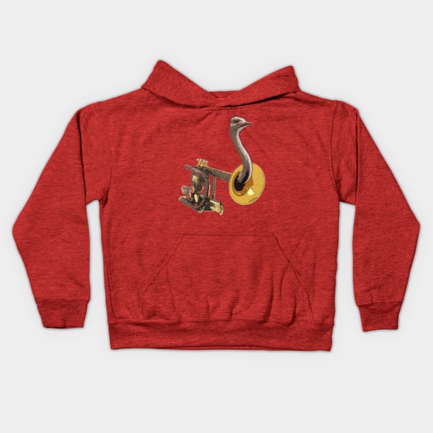 Musical.ly- Ostrich Kids Hoodie by MisconceivedFantasy